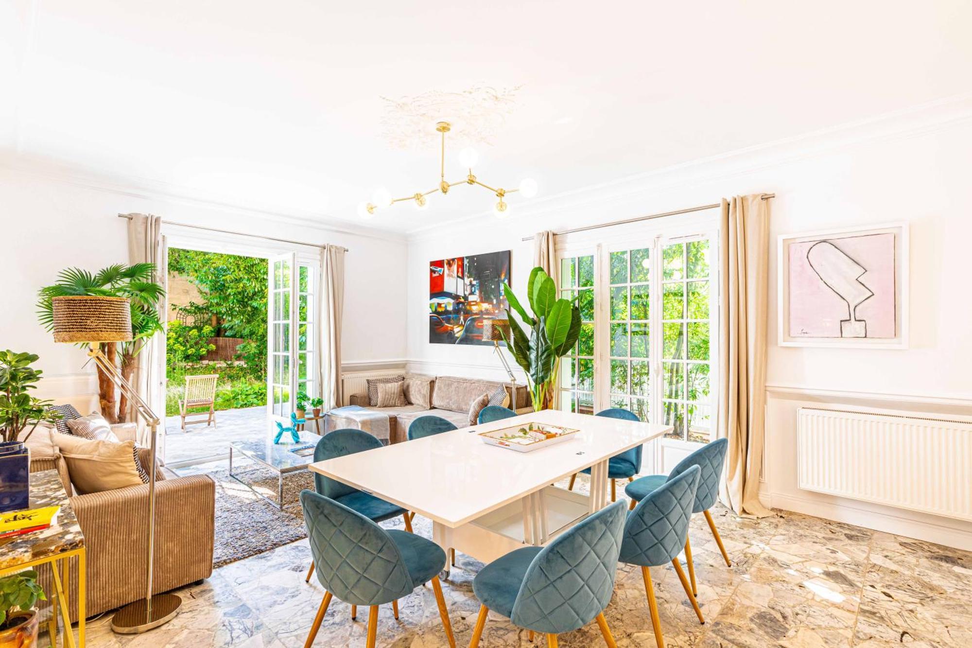 Grand & Classy Apartment With Private Garden, Villa Des Ammonites Meudon Eksteriør billede