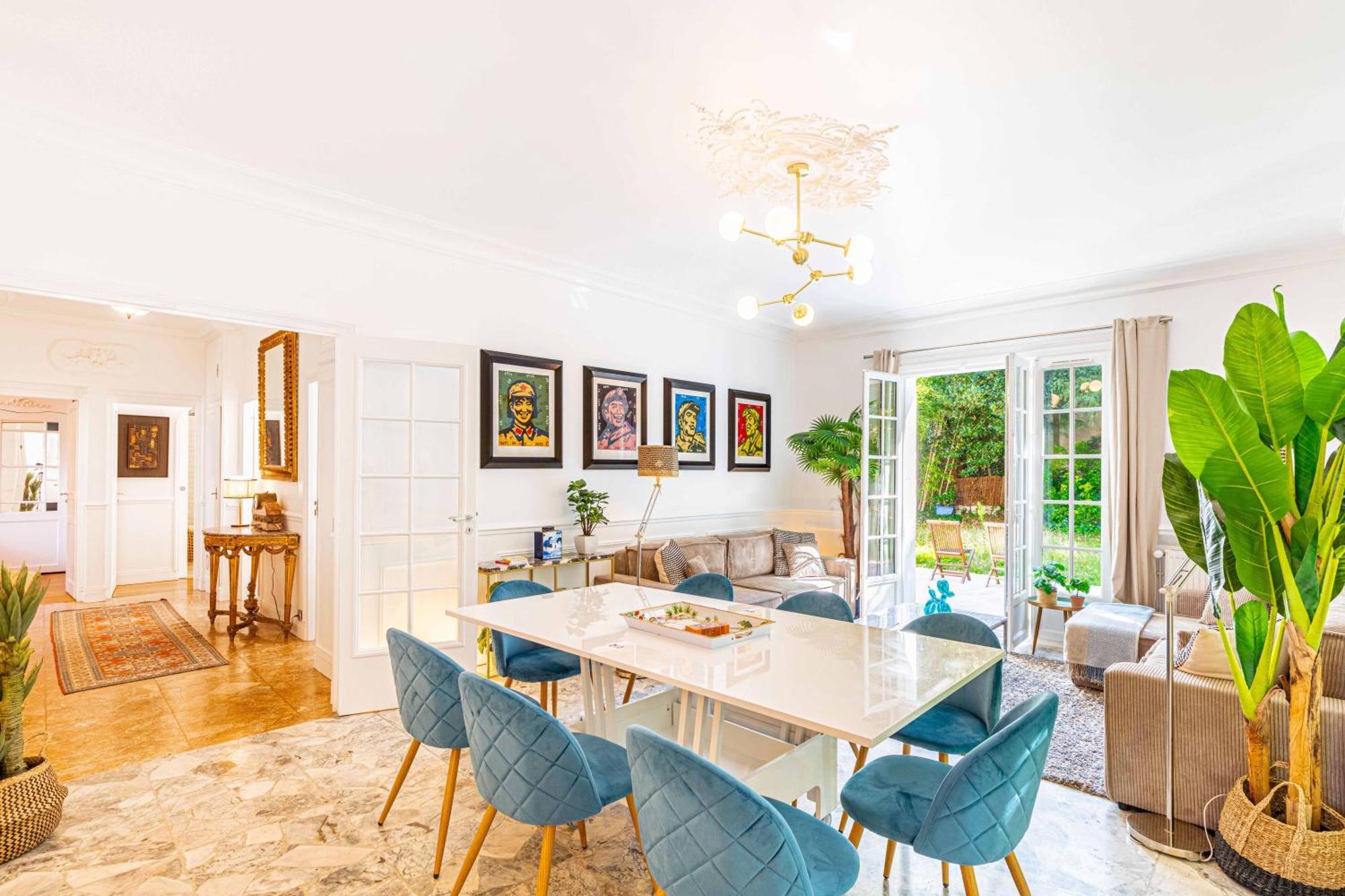 Grand & Classy Apartment With Private Garden, Villa Des Ammonites Meudon Eksteriør billede